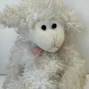 Boyds Bears White Lamb Plush Sheep JB Beans Tallulah 15” Heavy Weighted w Tag